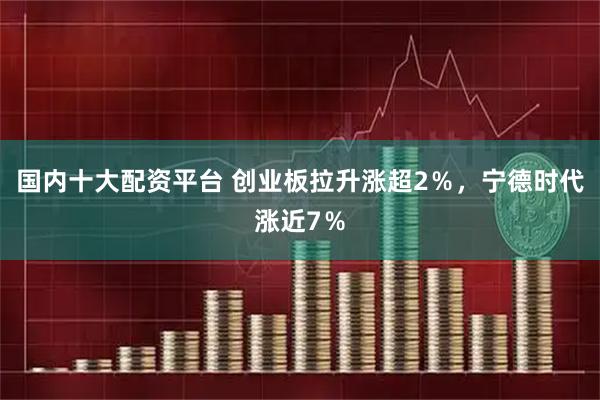 国内十大配资平台 创业板拉升涨超2％，宁德时代涨近7％